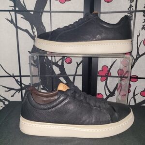 UGG Cali Men's Black Leather Sneakers